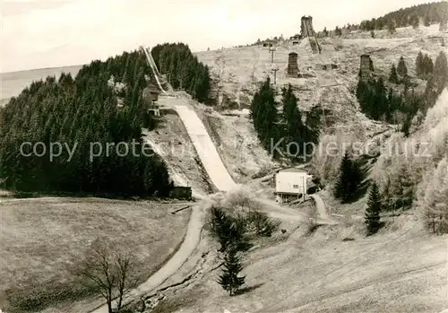 AK / Ansichtskarte Oberwiesenthal Erzgebirge Sprungschanzen Kat. Oberwiesenthal