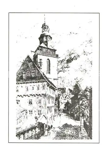 AK / Ansichtskarte Giessen Lahn Burgmannhaus Stadtkirchturm Kat. Giessen