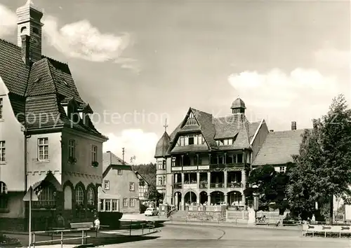 AK / Ansichtskarte Georgenthal Gotha Hotel Deutscher Hof Clara Zetkin Heim Kat. Georgenthal