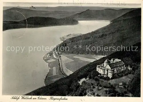 AK / Ansichtskarte Edersee Hotel Restaurant Pension Schloss Waldeck Kat. Edertal