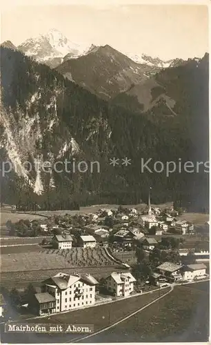 AK / Ansichtskarte Mairhofen mit Ahorn Kat. Mayrhofen