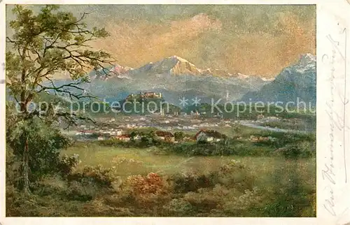 AK / Ansichtskarte Salzburg Oesterreich Blick von Maria Plain Kat. Salzburg