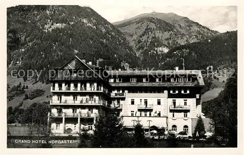 AK / Ansichtskarte Hofgastein Grandhotel Kat. Bad Hofgastein