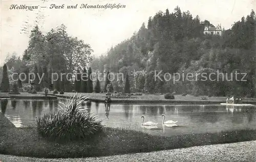 AK / Ansichtskarte Hellbrunn Park und Monatsschloesschen Kat. Salzburg