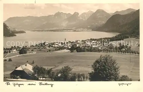 AK / Ansichtskarte St Gilgen Wolfgangsee Panorama