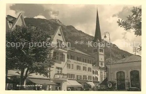 AK / Ansichtskarte Bad Hofgastein Ortsmotiv mit Kirche Kat. Bad Hofgastein