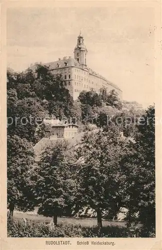 AK / Ansichtskarte Rudolstadt Schloss Heidecksburg Kat. Rudolstadt