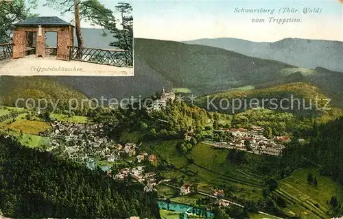 AK / Ansichtskarte Schwarzburg Thueringer Wald Panorama Trippsteinhaeuschen Kat. Schwarzburg