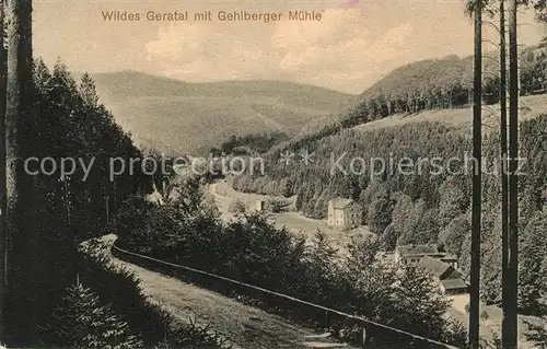 AK / Ansichtskarte Gehlberg Geratal mit Gehlberger Muehle Kat. Gehlberg