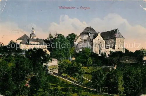 AK / Ansichtskarte Wolkenstein Erzgebirge Schloss Kat. Wolkenstein