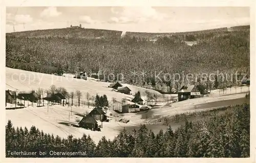 AK / Ansichtskarte Oberwiesenthal Erzgebirge Tellerhaeuser Kat. Oberwiesenthal