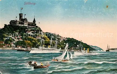AK / Ansichtskarte Blankenese Alster Boote Dampfer Suellberg Litho Kat. Hamburg