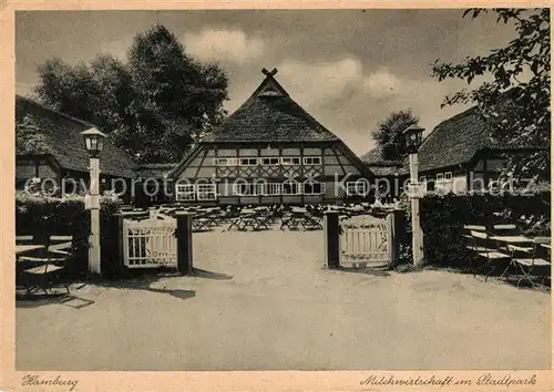 AK / Ansichtskarte Hamburg Milchwirtschaft im Stadtpark Kat. Hamburg