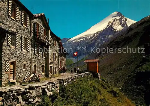 AK / Ansichtskarte Kandersteg BE Berghotel Schwarenbach am Gemmipass Kat. Kandersteg