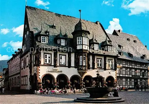 AK / Ansichtskarte Goslar Marktplatz Hotel Kaiserworth Kat. Goslar