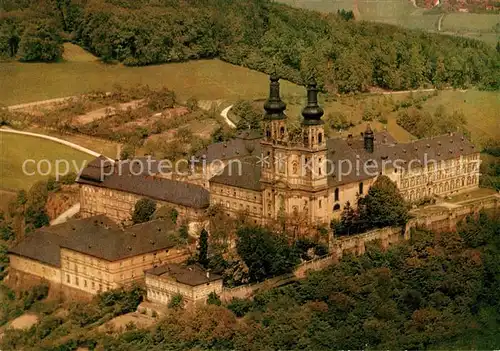 AK / Ansichtskarte Staffelstein Fliegeraufnahme Schloss Banz Kat. Bad Staffelstein