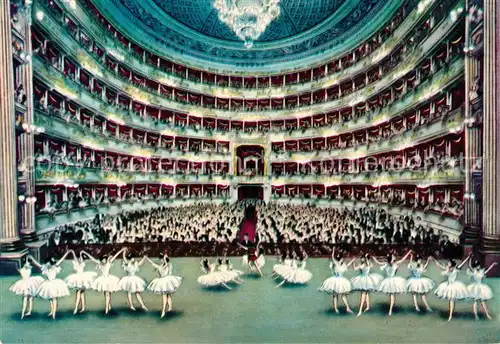 AK / Ansichtskarte Milano Teatro alla Scala Kat. Italien