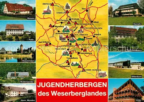 AK / Ansichtskarte Holzminden Weser Uslar Silberborn Eschershausen Kat. Holzminden