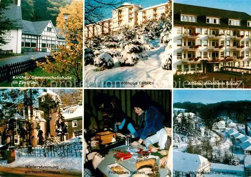 AK / Ansichtskarte Leichlingen Rheinland Altenkrankenheim Siloah Appartmenthaus Talblick Kat. Leichlingen (Rheinland)