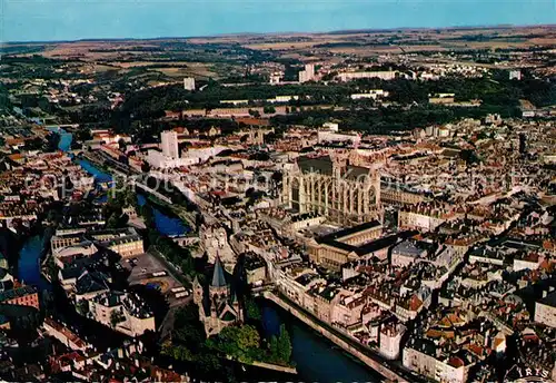 AK / Ansichtskarte Metz Moselle Fliegeraufnahme Cathedrale Kat. Metz