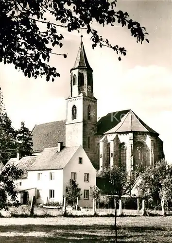 AK / Ansichtskarte Koenigshofen Heide Evangelisch Lutherische Muensterkirche Kat. Bechhofen