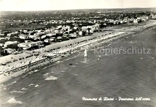 AK / Ansichtskarte Miramare di Rimini  Fliegeraufnahme Kat. Rimini