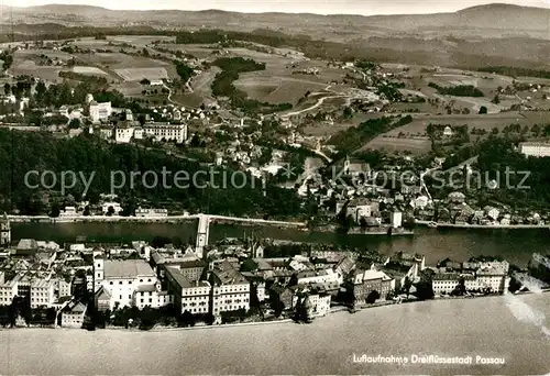 AK / Ansichtskarte Passau Fliegeraufnahme Kat. Passau