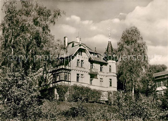 Ak Ansichtskarte Sachsa Harz Bad Haus Tabea Kat Bad Sachsa Nr