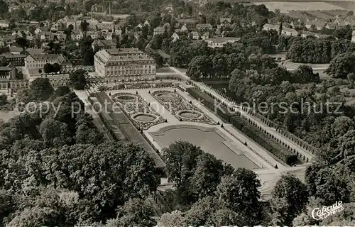 AK / Ansichtskarte Bruehl Baden Fliegeraufnahme Schloss Augustusburg Kat. Bruehl