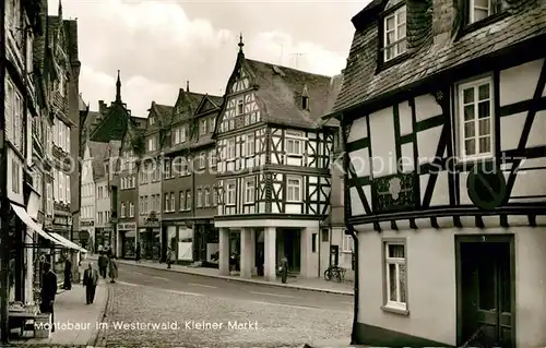 AK / Ansichtskarte Montabaur Westerwald Kleiner Markt Kat. Montabaur