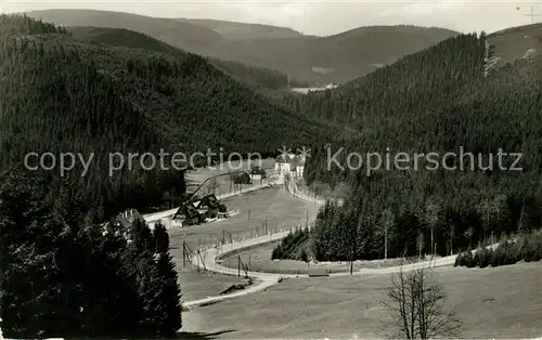 AK / Ansichtskarte Oberwildenthal Erzgebirge Blick vom Rehhuebel Kat. Eibenstock