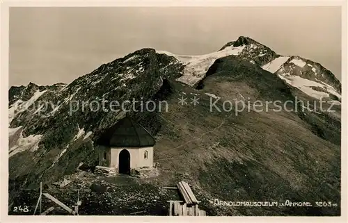 AK / Ansichtskarte Ankogelspitze Arnoldmausoleum Kat. Hohe Tauern Bad Gastein Kaernten