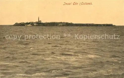 AK / Ansichtskarte Insel Oie Ansicht vom Wasser aus Ostsee