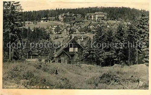 AK / Ansichtskarte Oberhof Thueringen Teilansicht Haus am Waldrand Kat. Oberhof Thueringen