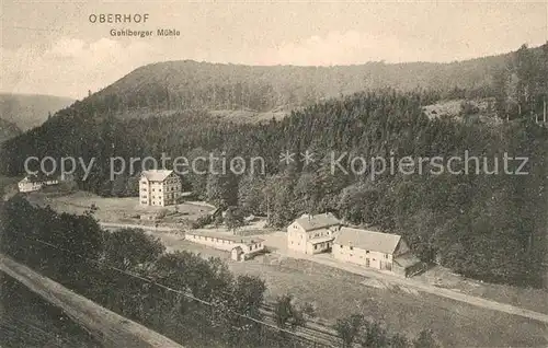 AK / Ansichtskarte Oberhof Thueringen Gehlberger Muehle Landschaftspanorama Kat. Oberhof Thueringen