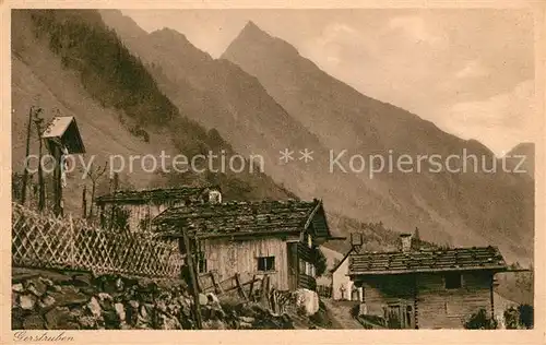 AK / Ansichtskarte Gerstruben Bergdorf mit Hoefats Allgaeuer Alpen Kupfertiefdruck Kat. Oberstdorf