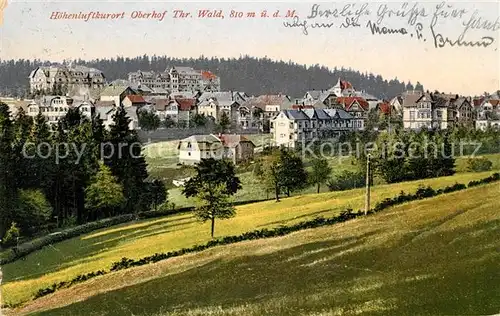 AK / Ansichtskarte Oberhof Thueringen Teilansicht Hoehenluftkurort Kat. Oberhof Thueringen