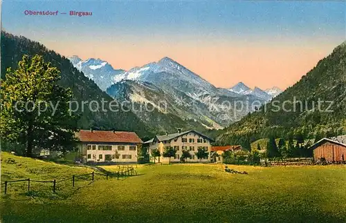 AK / Ansichtskarte Birgsau Gasthof Allgaeuer Alpen Kat. Oberstdorf