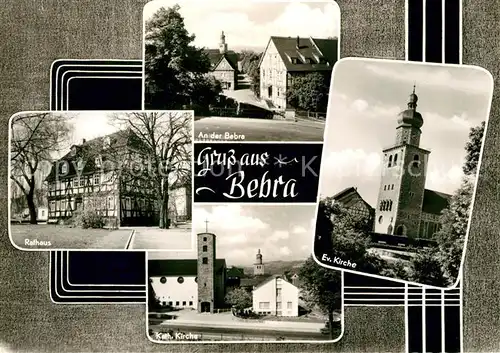 AK / Ansichtskarte Bebra Rathaus Kirchen Kat. Bebra