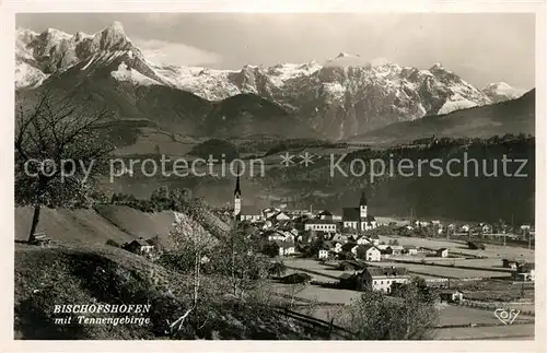 AK / Ansichtskarte Bischofshofen mit Tennengebirge Kat. Bischofshofen