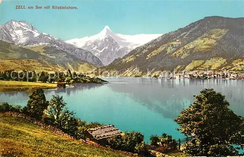 AK / Ansichtskarte Zell See mit Kitzsteinhorn Kat. Zell am See