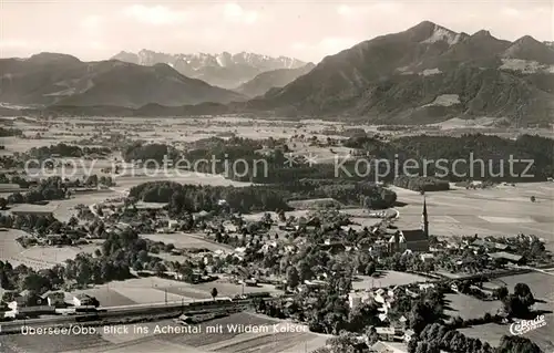 AK / Ansichtskarte uebersee Panorama Achental Wildem Kaiser Fliegeraufnahme Kat. uebersee