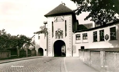 AK / Ansichtskarte Memmingen Stadttor Kat. Memmingen