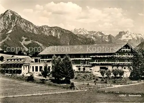 AK / Ansichtskarte Sonthofen Oberallgaeu Sonnenalp Kat. Sonthofen