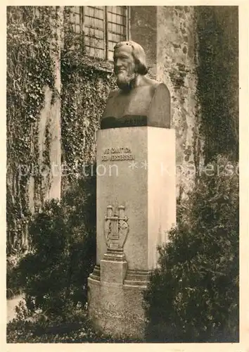 AK / Ansichtskarte Corvey Denkmal Hoffmann von Fallersleben Kat. Hoexter