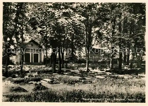 AK / Ansichtskarte Neudietendorf Friedhof Kat. Neudietendorf