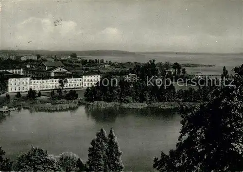 AK / Ansichtskarte Schwerin Mecklenburg Fliegeraufnahme Marschallhalbinsel Kat. Schwerin