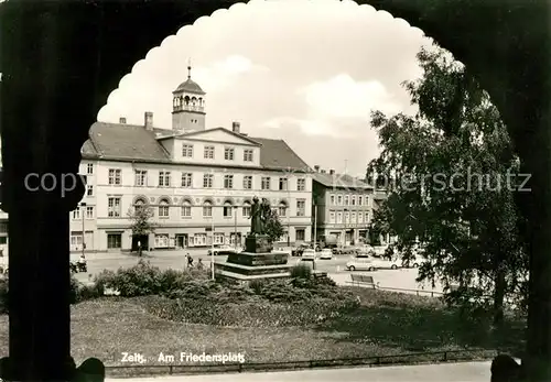 AK / Ansichtskarte Zeitz Friedensplatz Kat. Zeitz