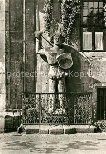 AK / Ansichtskarte Quedlinburg Roland Rathaus Kat. Quedlinburg