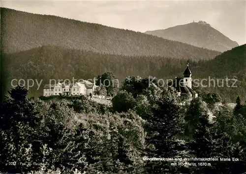 AK / Ansichtskarte Maria Eck Minoritenkloster Wallfahrtskirchlein Hochfelln Kat. Siegsdorf